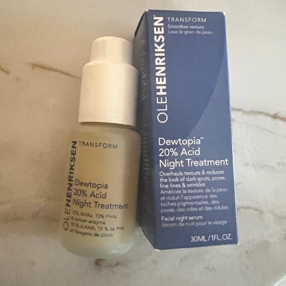 NIB Brand New OLEHENRIKSEN Dewtopia 20% PHA/AHA Retexturizing Night Serum - Picture 4 of 8
